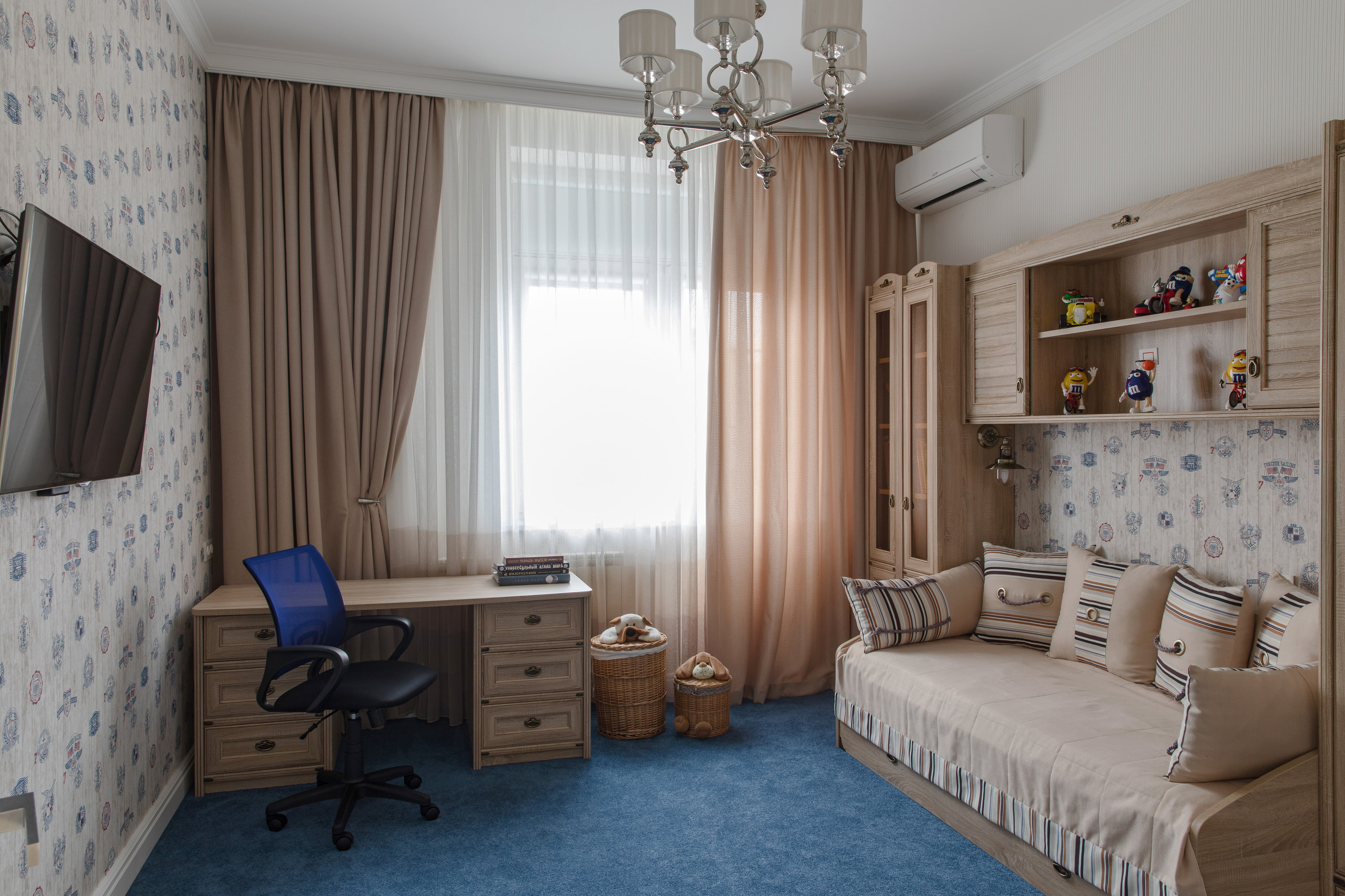 Дизайн детской комнаты в стиле неоклассика