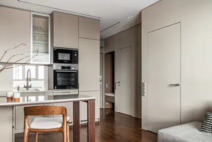 Бежевая кухня