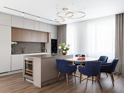 Бежевая кухня