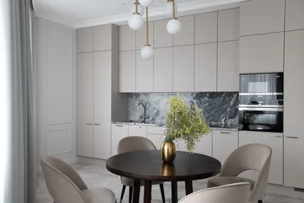 Бежевая кухня