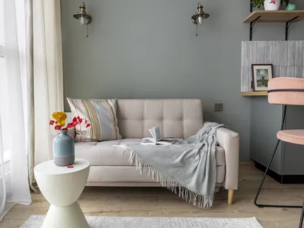 Интерьер квартиры-студии для сдачи в аренду