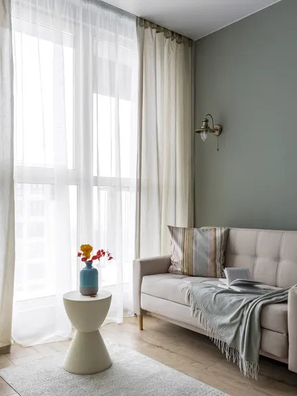 Интерьер квартиры-студии для сдачи в аренду