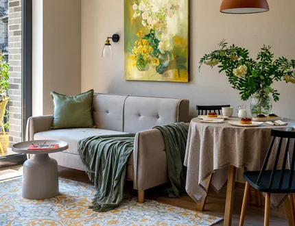 Интерьер квартиры-студии в ЖК Северный Берег