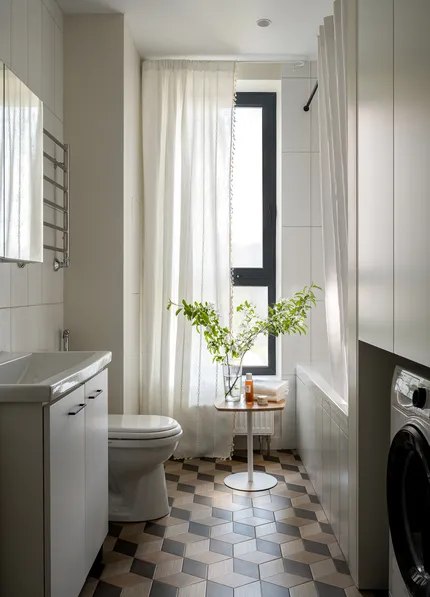 Интерьер квартиры-студии в ЖК Северный Берег