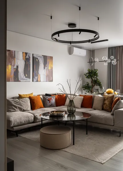 Дизайн современной квартиры с открытой планировкой