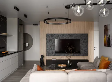 Дизайн современной квартиры с открытой планировкой