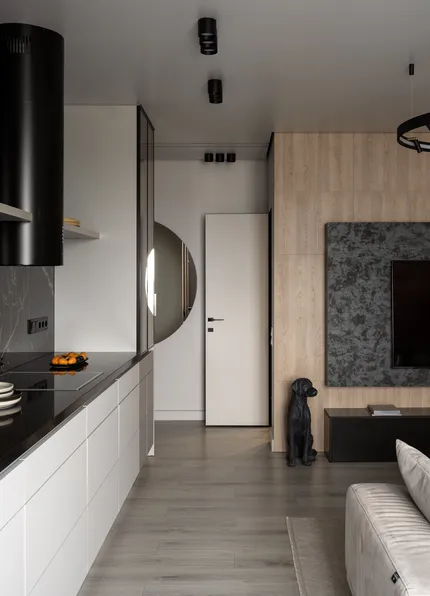 Дизайн современной квартиры с открытой планировкой