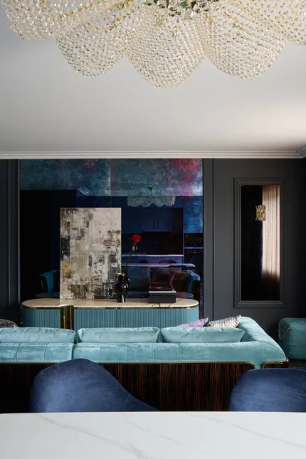 Интерьер квартиры в стиле ар-деко