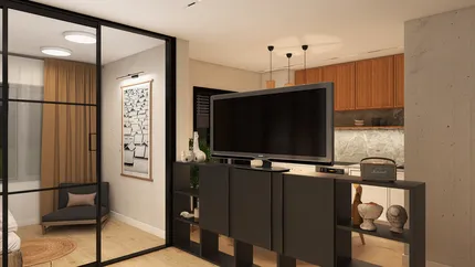 Квартира-студия для молодой девушки