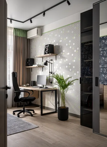 Нейтральный интерьер квартиры для семьи