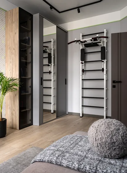 Нейтральный интерьер квартиры для семьи