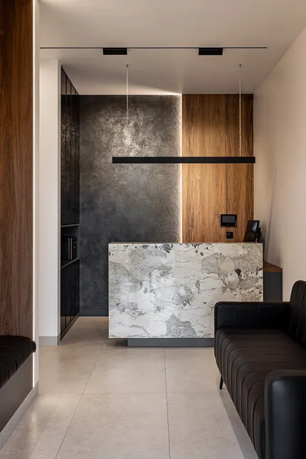 Теплый интерьер стоматологии