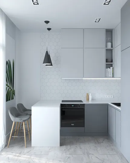 Дизайн-проект квартиры в холодных тонах