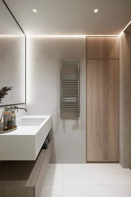 Дизайн ванной в стиле джапанди