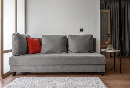 Скандинавский интерьер с яркими акцентами