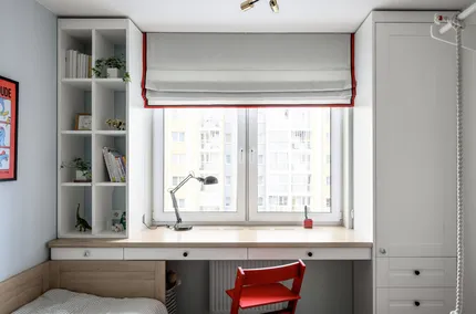 Скандинавский интерьер с яркими акцентами