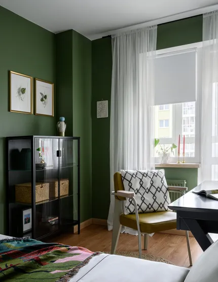 Скандинавский интерьер с яркими акцентами