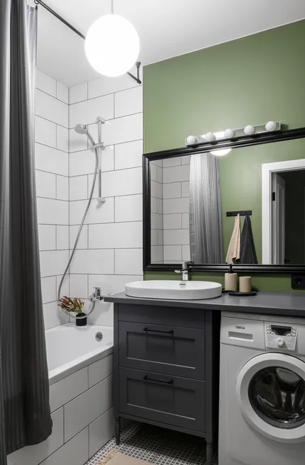 Скандинавский интерьер с яркими акцентами