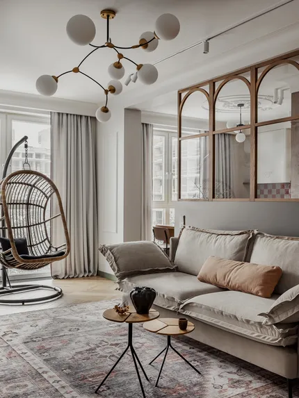 Эклектичный интерьер квартиры