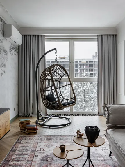 Эклектичный интерьер квартиры