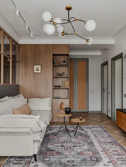 Эклектичный интерьер квартиры