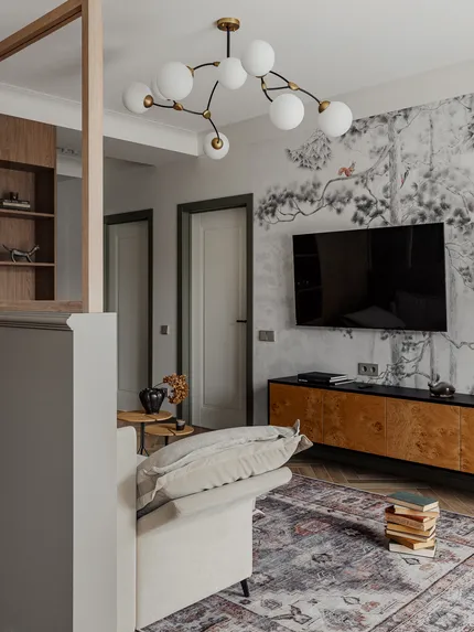 Эклектичный интерьер квартиры