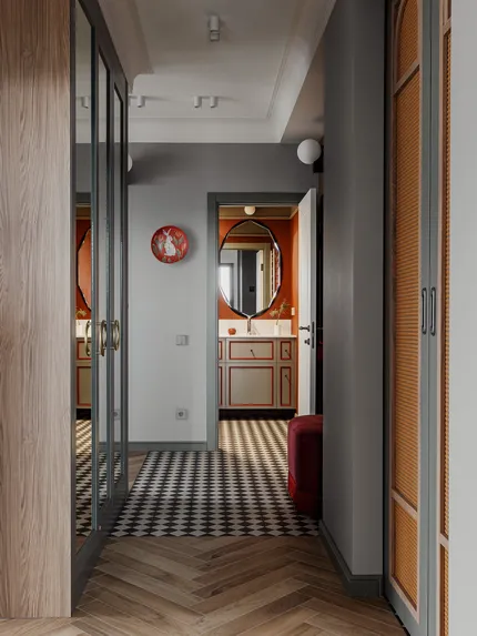 Эклектичный интерьер квартиры