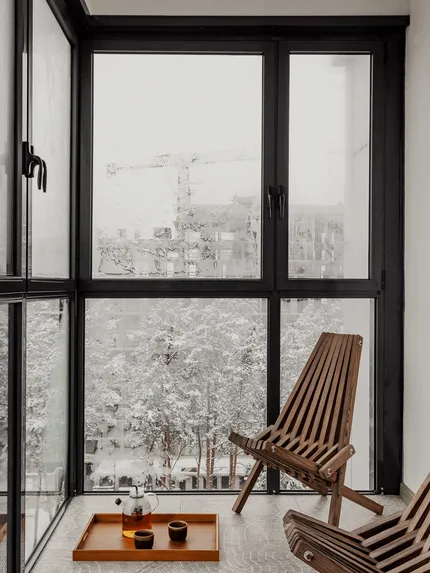 Эклектичный интерьер квартиры