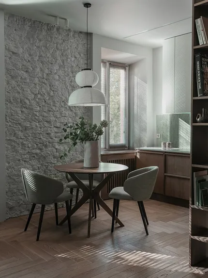 Квартира с азиатскими мотивами в сталинке