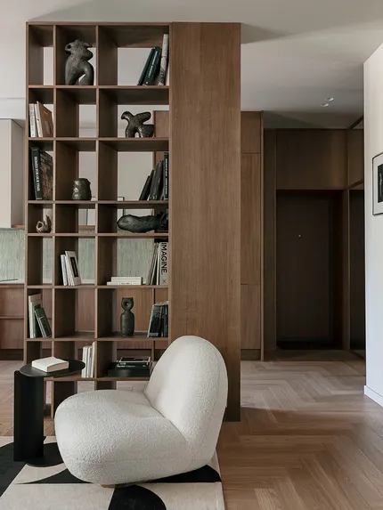 Квартира с азиатскими мотивами в сталинке