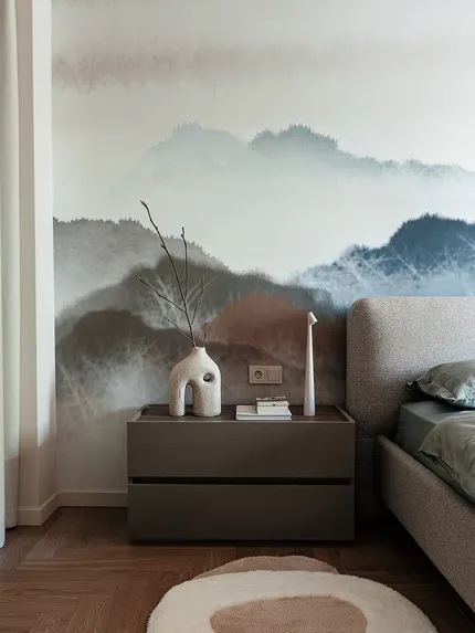 Квартира с азиатскими мотивами в сталинке