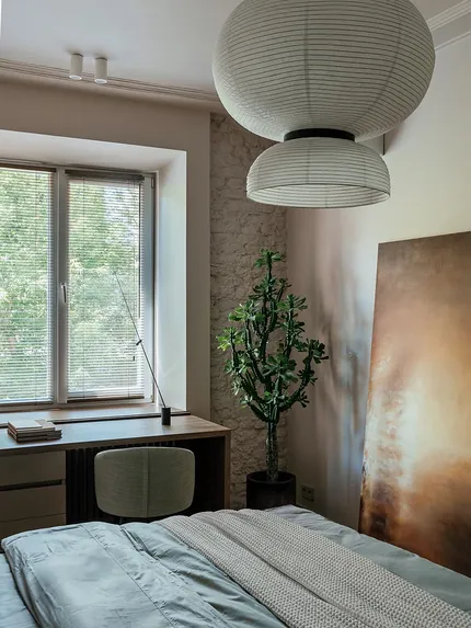 Квартира с азиатскими мотивами в сталинке