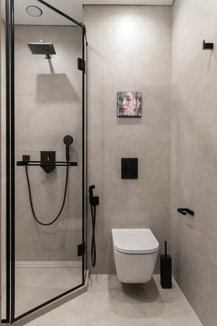 Серая тишина: интерьер загородного дома