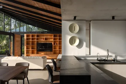 Бетонная вилла в Индии