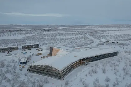 Школа оленеводства в Норвегии, спроектированная в форме оленьего рога