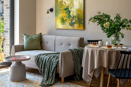 Интерьер квартиры-студии в ЖК Северный Берег