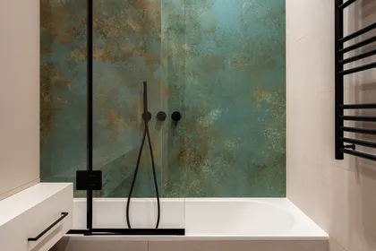 Интерьер, построенный на контрастах