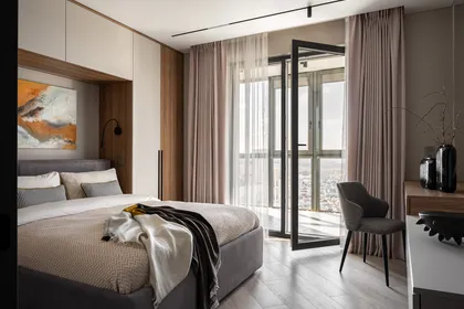 Интерьер, построенный на контрастах