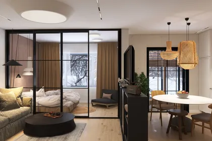 Квартира-студия для молодой девушки