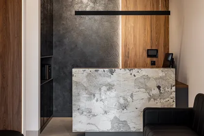 Теплый интерьер стоматологии