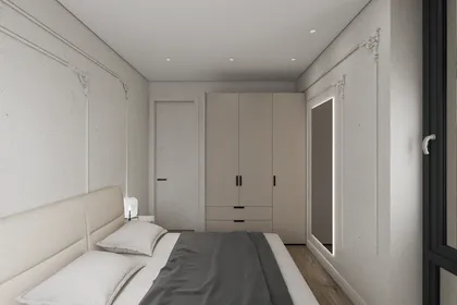 Современная квартира с неоклассическими элементами